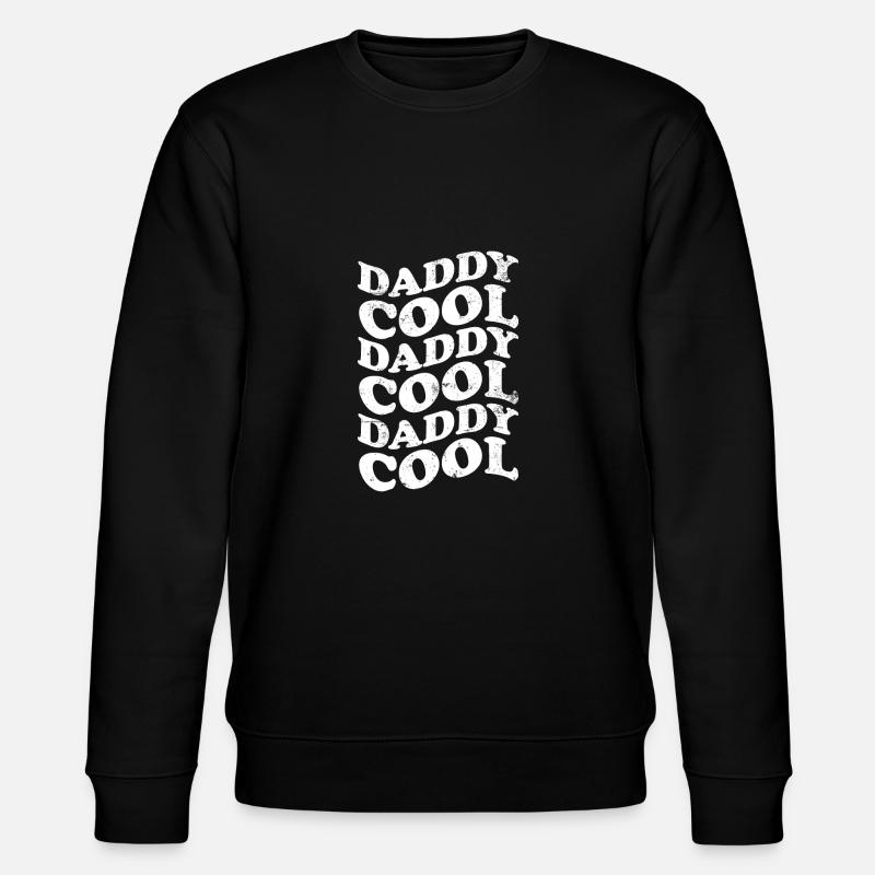 Papa Cool Père Rétro - Sweat bio CHANGER Stanley/Stella Unisexe - noir
