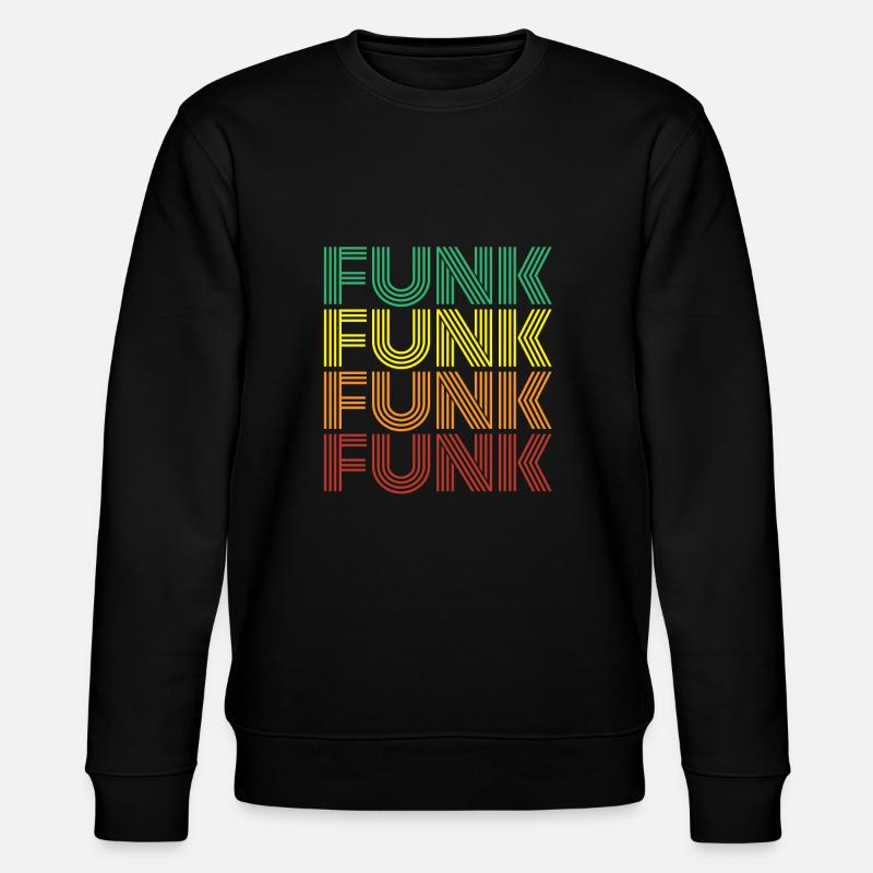 Funk Retro - Stanley/Stella Unisex Bio-Sweatshirt CHANGER  - Schwarz
