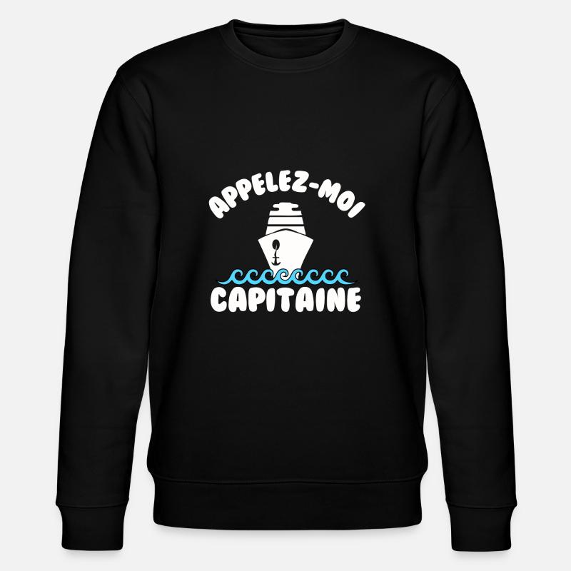 Appelez moi capitaine - Sweat bio CHANGER Stanley/Stella Unisexe - noir