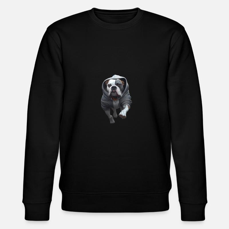 Chien avec sweat à capuche - Sweat bio CHANGER Stanley/Stella Unisexe - noir