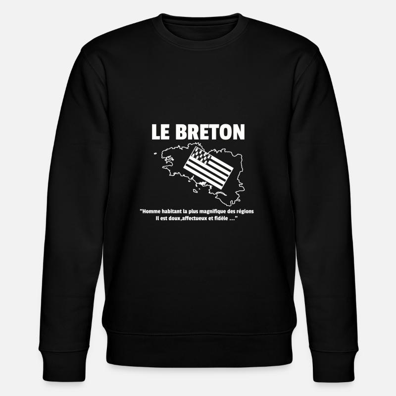 Le Breton - Sweat bio CHANGER Stanley/Stella Unisexe - noir