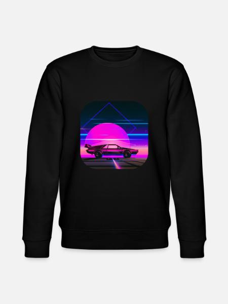 Retour aux années 80 | Synthwave - Sweat bio CHANGER Stanley/Stella Unisexe - noir