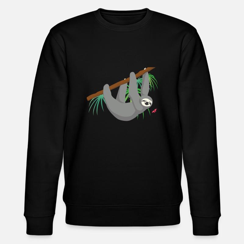 Sloth - Stanley/Stella CHANGER Unisex Organic Sweatshirt - black