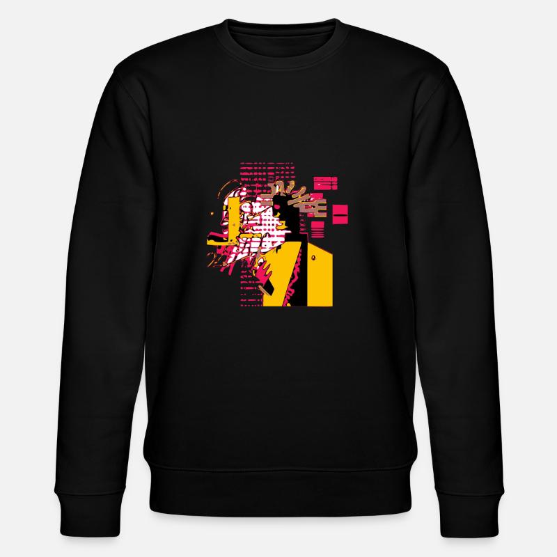 Caco le cyber punk - Sweat bio CHANGER Stanley/Stella Unisexe - noir