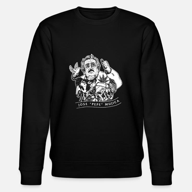 Jose Pepe Mujica - Stanley/Stella Unisex Bio-Sweatshirt CHANGER  - Schwarz
