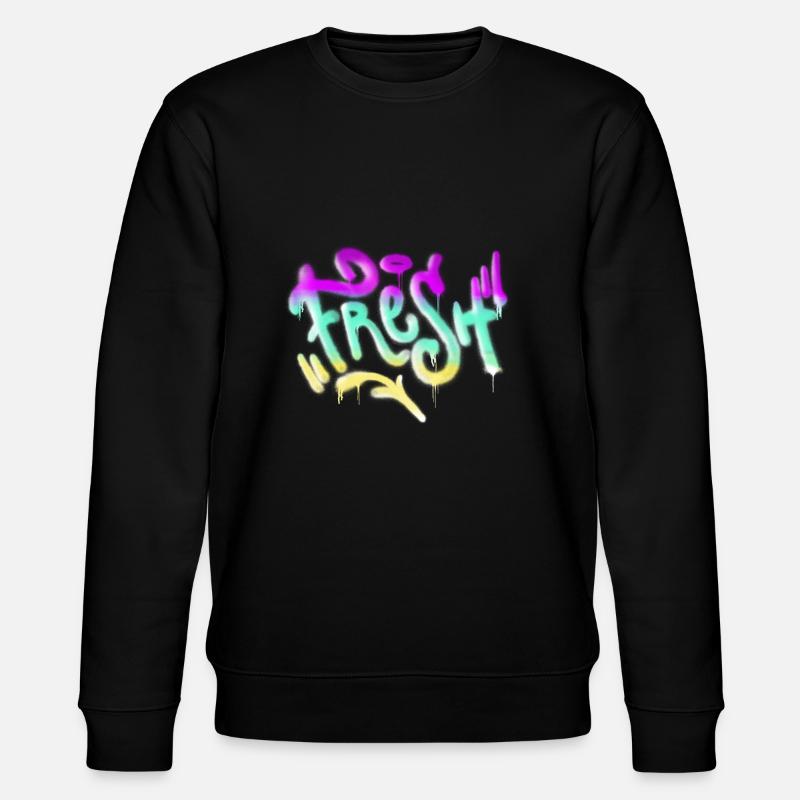 Fresh Graffiti - Stanley/Stella CHANGER Unisex Organic Sweatshirt - black