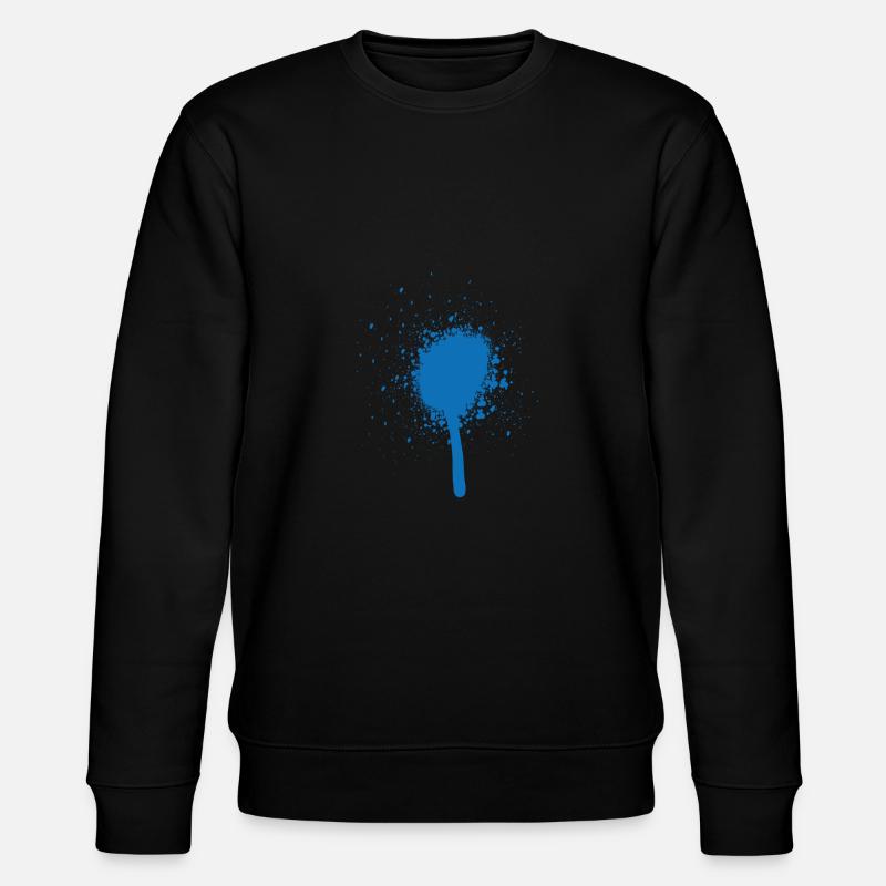 Graffiti Spray drip - Stanley/Stella Unisex Bio-Sweatshirt CHANGER - Schwarz