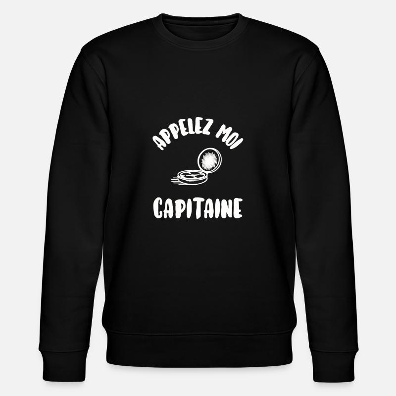 Appelez moi capitaine - Sweat bio CHANGER Stanley/Stella Unisexe - noir