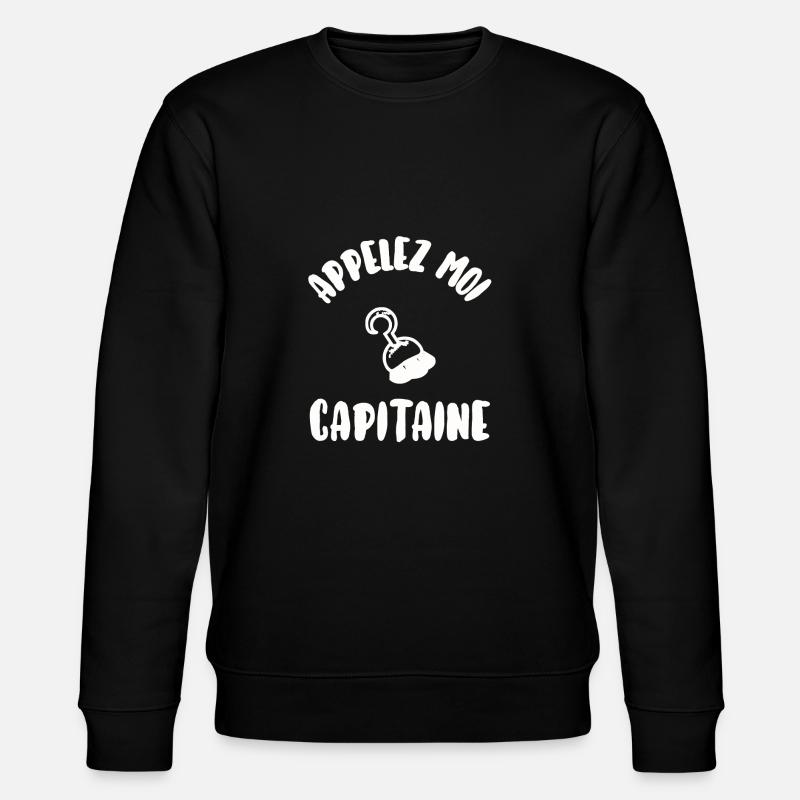 Appelez moi capitaine - Sweat bio CHANGER Stanley/Stella Unisexe - noir
