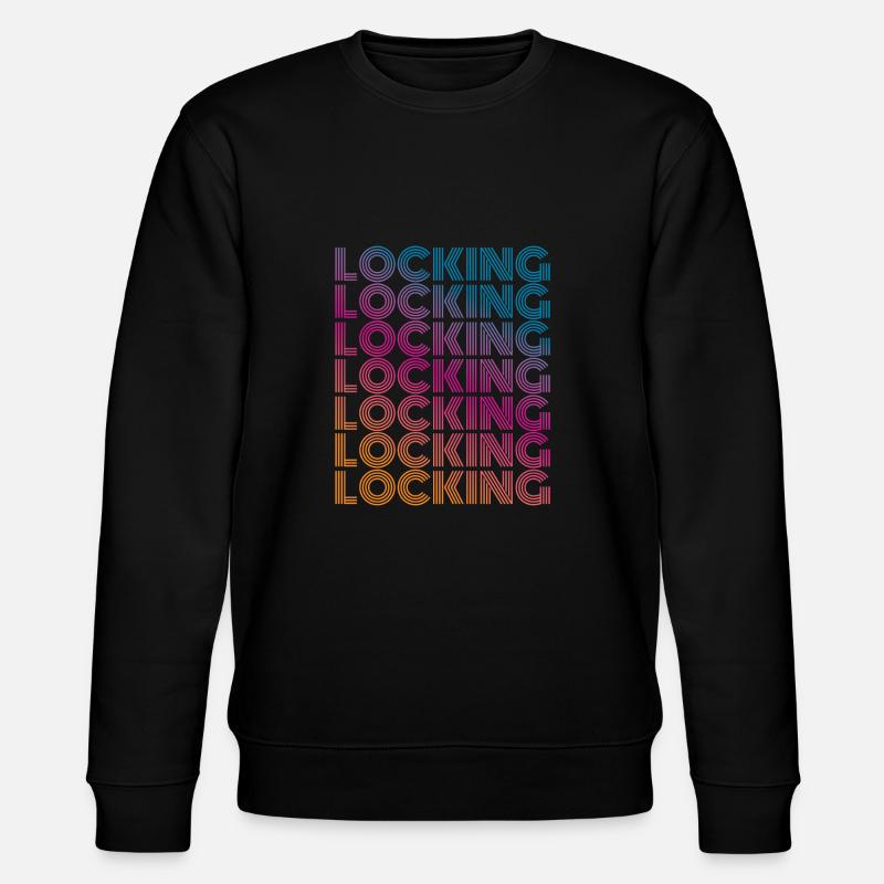 Locking Funk Style Retro - Stanley/Stella Unisex Bio-Sweatshirt CHANGER  - Schwarz
