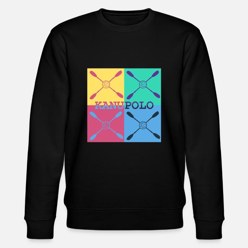 Canoë-polo pour athlètes élégants - Sweat bio CHANGER Stanley/Stella Unisexe - noir