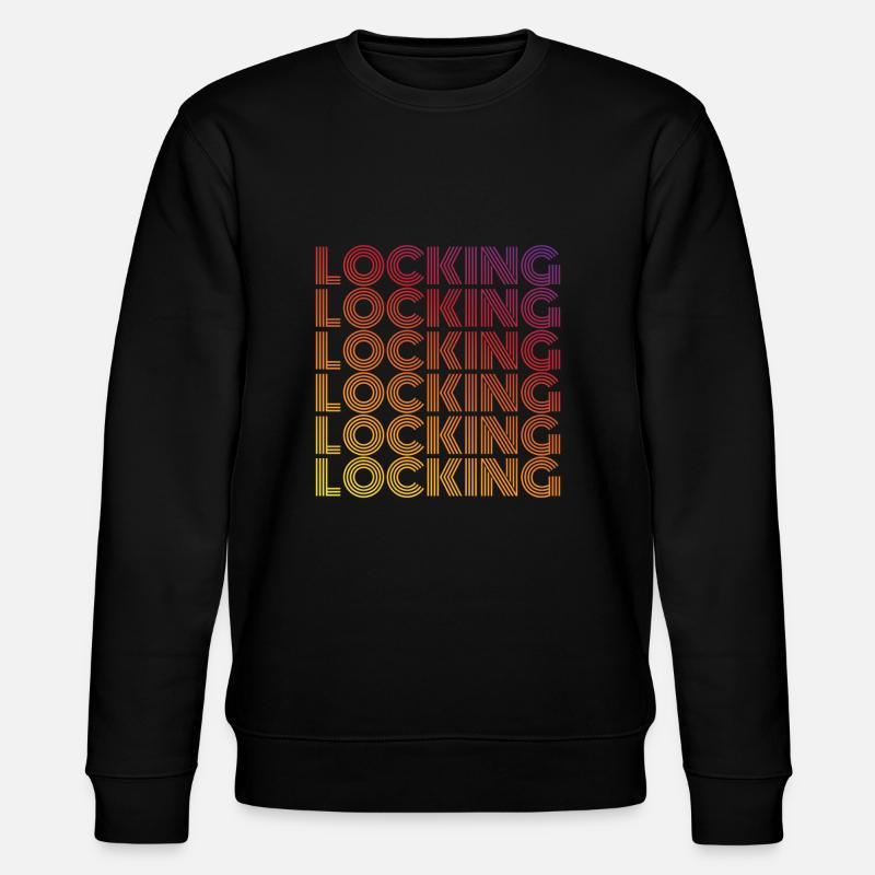 Locking Funk Style Gechenkidee - Stanley/Stella Unisex Bio-Sweatshirt CHANGER  - Schwarz