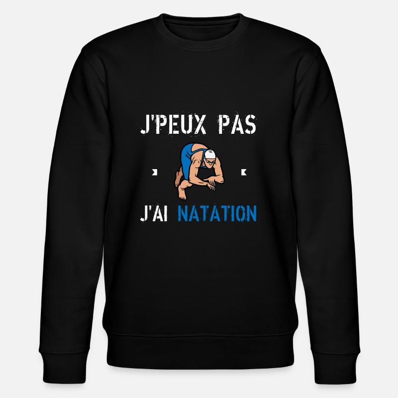 J'Peux Pas J'Ai natation - Sweat bio CHANGER Stanley/Stella Unisexe - noir