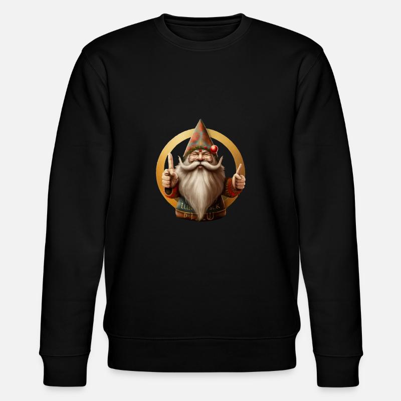 Dilute the elf - Stanley/Stella CHANGER Unisex Organic Sweatshirt - black