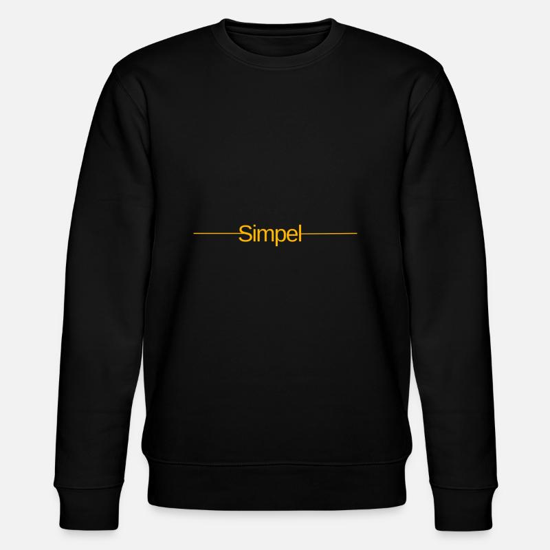 Simpel - Stanley/Stella Unisex Bio-Sweatshirt CHANGER  - Schwarz
