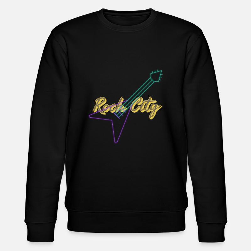 Rock’n’Roll - Stanley/Stella Unisex Bio-Sweatshirt CHANGER  - Schwarz