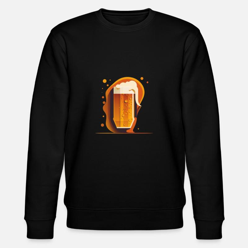 Cooles Craft Bier Motiv - Stanley/Stella Unisex Bio-Sweatshirt CHANGER  - Schwarz
