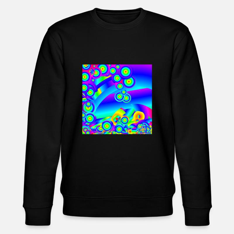 Abstrait Vagues de l’océan - Sweat bio CHANGER Stanley/Stella Unisexe - noir