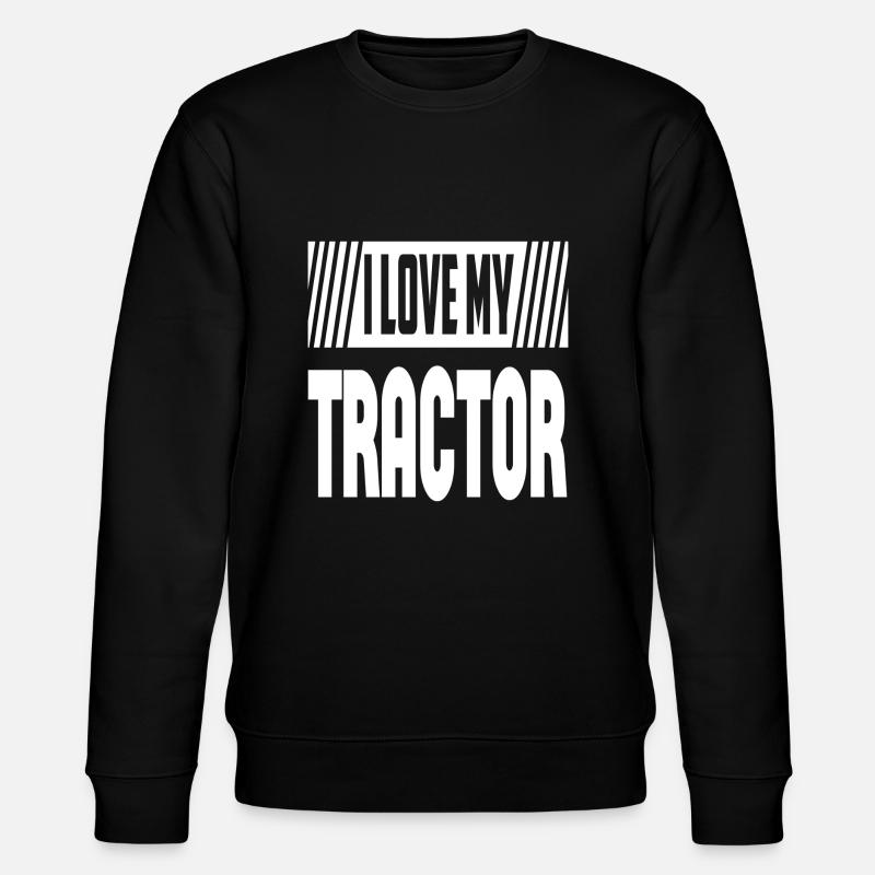 J’aime mon tracteur - Sweat bio CHANGER Stanley/Stella Unisexe - noir