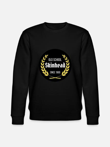 Old Union skinhead since 1969 - Stanley/Stella CHANGER Unisex Organic Sweatshirt - black