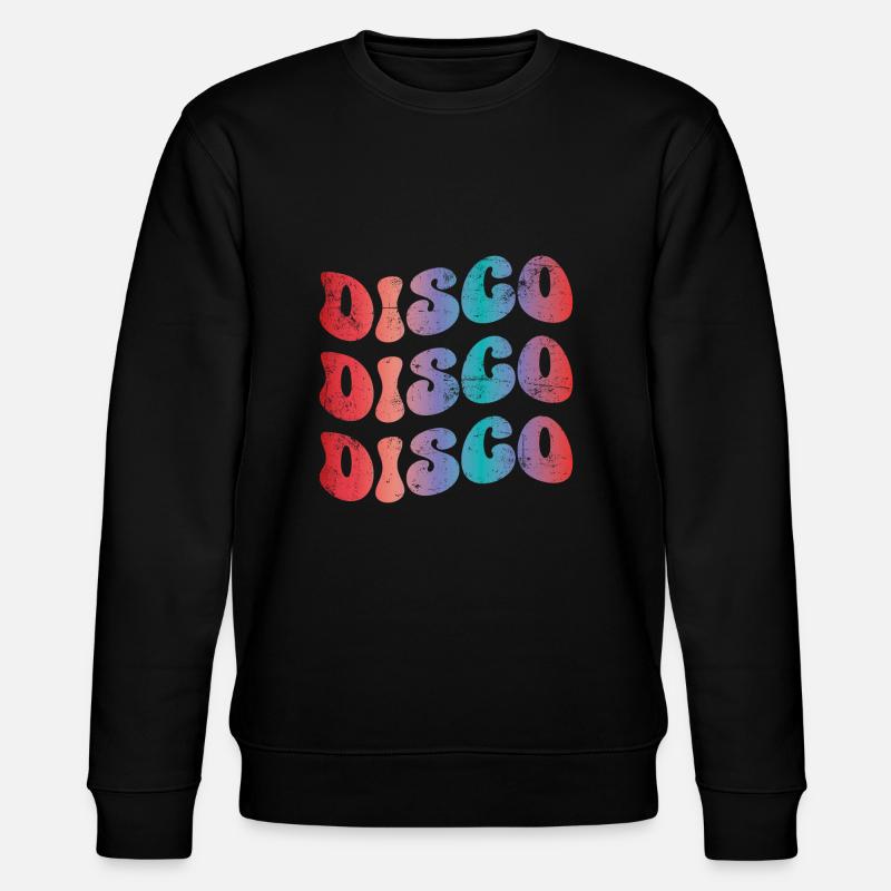 Disco Retro - Stanley/Stella Unisex Bio-Sweatshirt CHANGER  - Schwarz