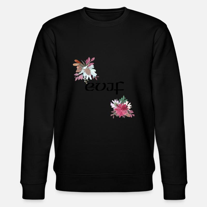 Personalisierter Junggesellenabschied - Stanley/Stella Unisex Bio-Sweatshirt CHANGER  - Schwarz