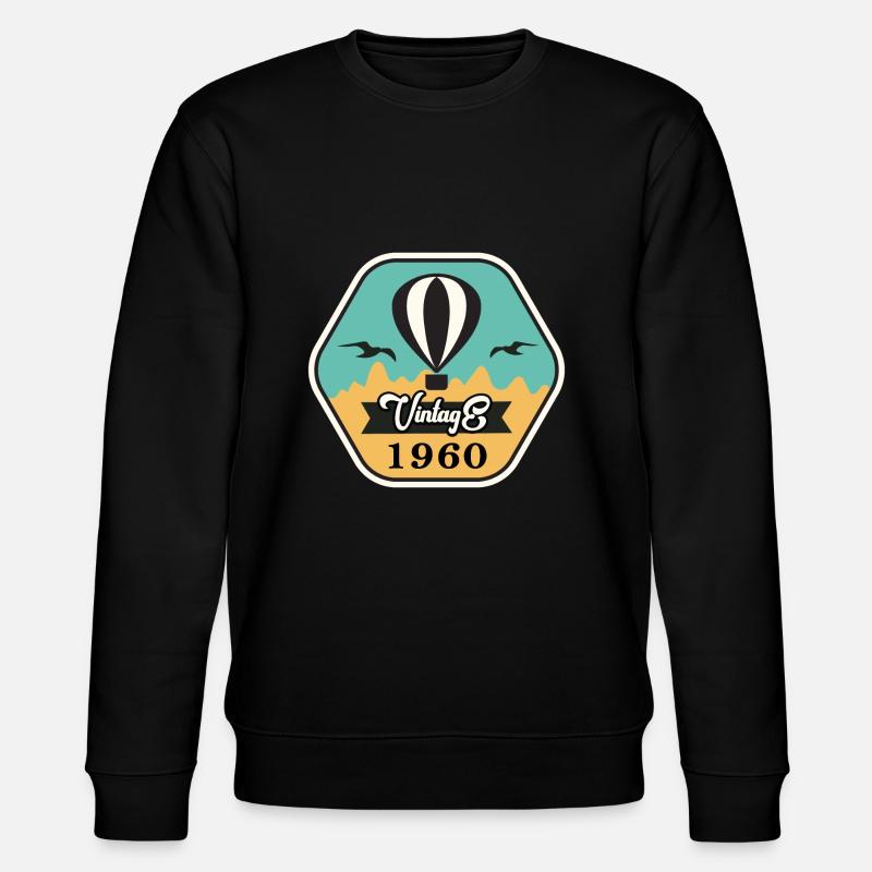 Millésime 1960 - Sweat bio CHANGER Stanley/Stella Unisexe - noir