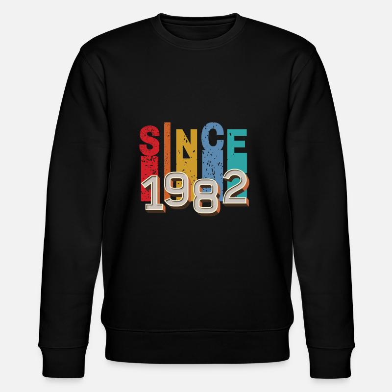 Since 1982 retro - Sweat bio CHANGER Stanley/Stella Unisexe - noir
