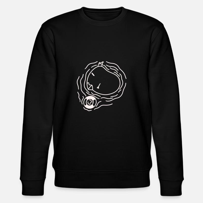 Anti-Zoo Five White - Stanley/Stella Unisex Bio-Sweatshirt CHANGER  - Schwarz