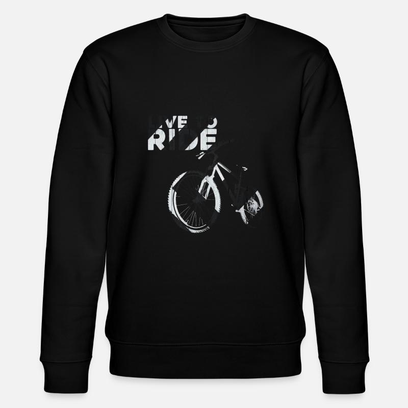 Live To Ride - Stanley/Stella Unisex Bio-Sweatshirt CHANGER  - Schwarz