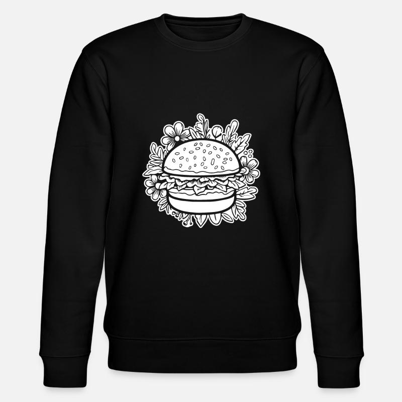 hamburgers, restauration rapide, barbecues, cheeseburgers - Sweat bio CHANGER Stanley/Stella Unisexe - noir