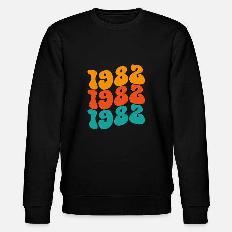 Millésime 1982 - Sweat bio CHANGER Stanley/Stella Unisexe - noir