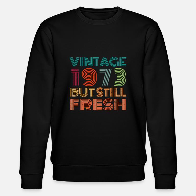 Millésime 1973 - Sweat bio CHANGER Stanley/Stella Unisexe - noir