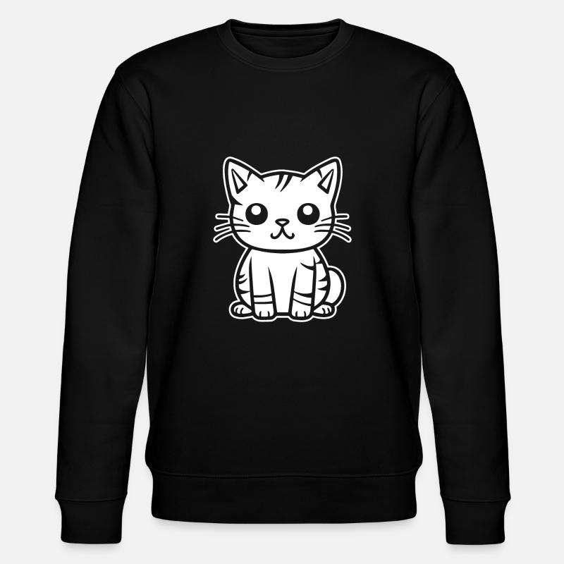 Chat chaton chaton dame - Sweat bio CHANGER Stanley/Stella Unisexe - noir
