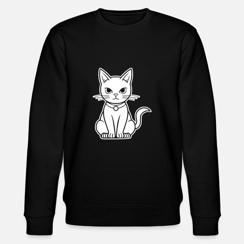 Chat chaton chaton dame - Sweat bio CHANGER Stanley/Stella Unisexe - noir
