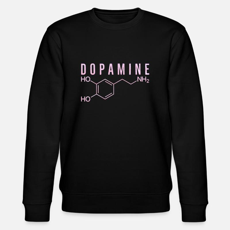 Molécule de dopamine - Sweat bio CHANGER Stanley/Stella Unisexe - noir