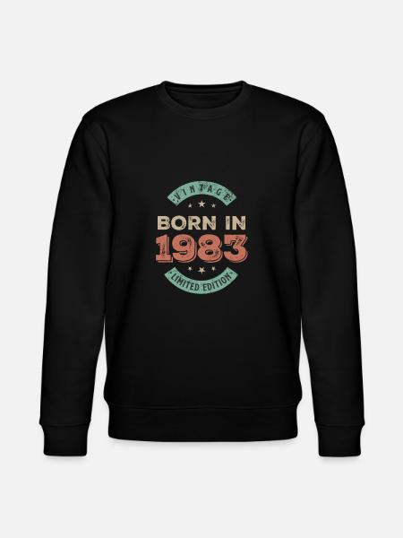 1983 40e anniversaire - Sweat bio CHANGER Stanley/Stella Unisexe - noir