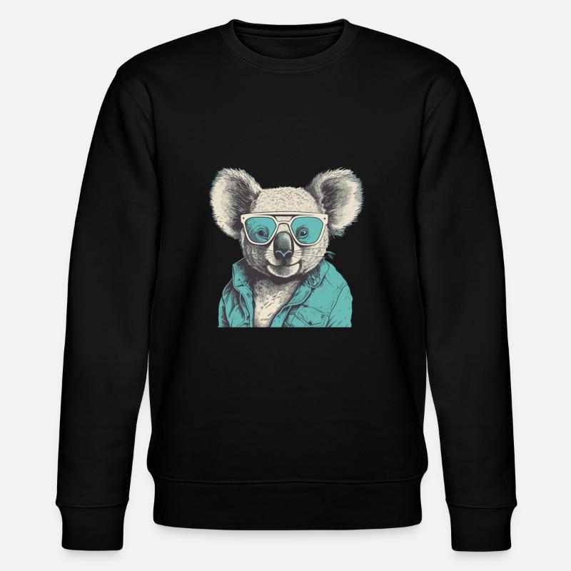 Koala cool - Sweat bio CHANGER Stanley/Stella Unisexe - noir