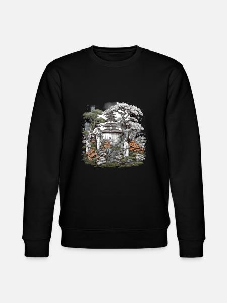 Bonsai - Japanese Garden - Stanley/Stella CHANGER Unisex Organic Sweatshirt - black