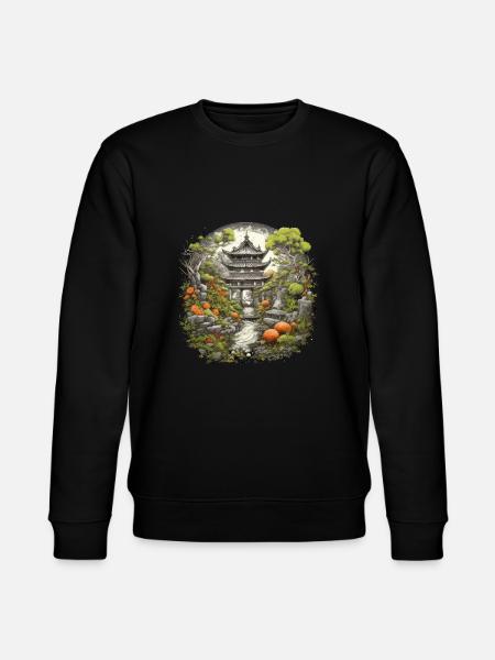 Bonsai - Japanese Garden - Stanley/Stella CHANGER Unisex Organic Sweatshirt - black