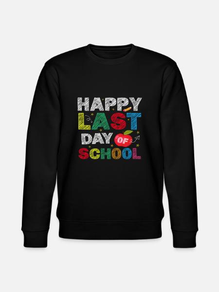 Happy Last Day Of School - Stanley/Stella CHANGER Unisex Organic Sweatshirt - black