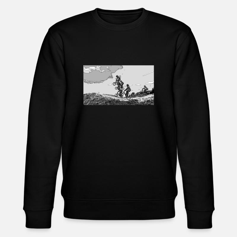 BMX (Begriffsklärung - Stanley/Stella Unisex Bio-Sweatshirt CHANGER  - Schwarz