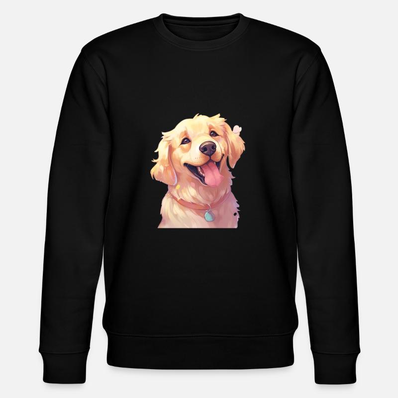 L’art du Golden Retriever - Sweat bio CHANGER Stanley/Stella Unisexe - noir