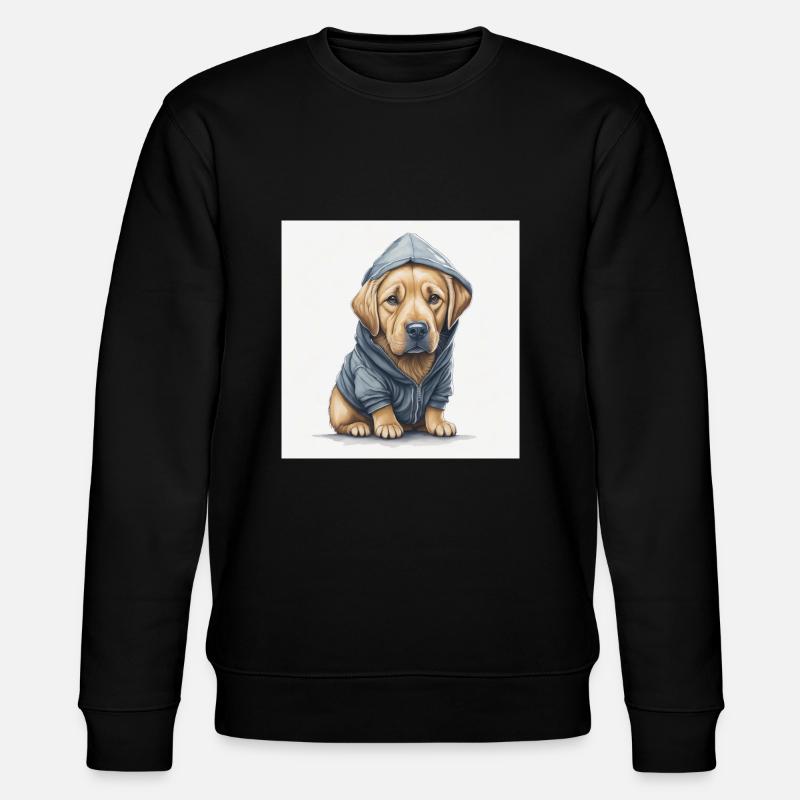 Labrador Retriever - Stanley/Stella Unisex Bio-Sweatshirt CHANGER - Schwarz