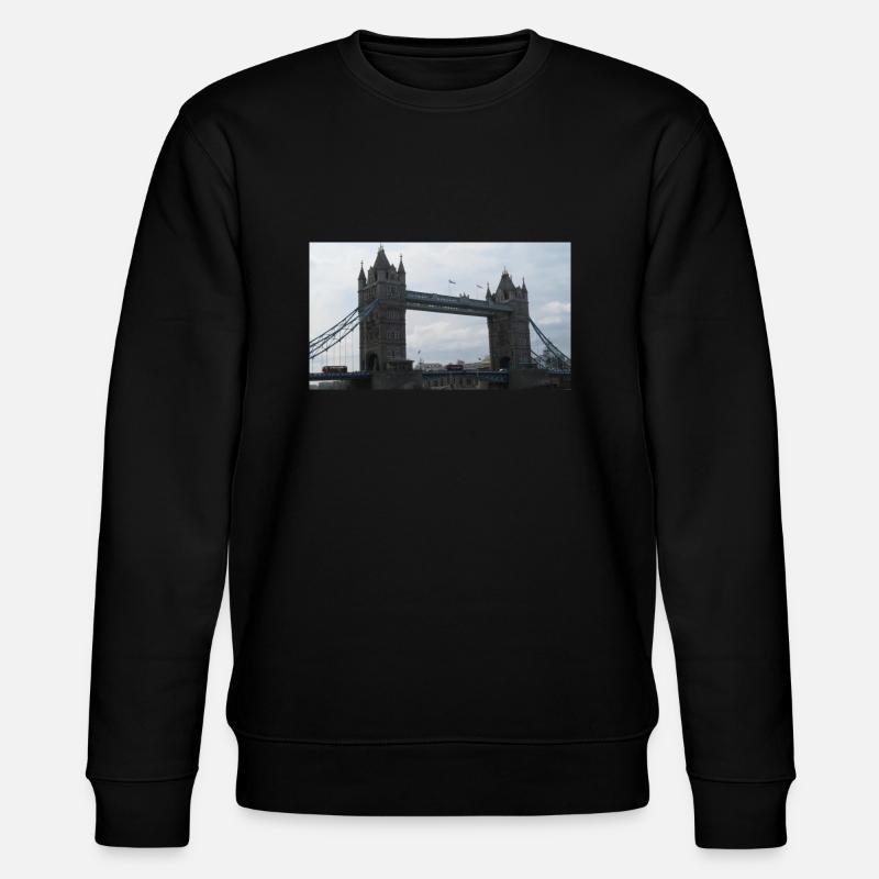 Tower Brücke London - Stanley/Stella Unisex Bio-Sweatshirt CHANGER  - Schwarz