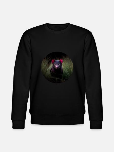 Lurking Tasmanian Devil - Stanley/Stella CHANGER Unisex Organic Sweatshirt - black