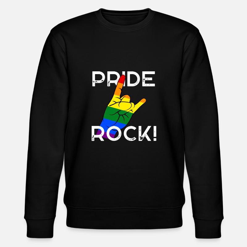Pride Rock! - Stanley/Stella Unisex Bio-Sweatshirt CHANGER  - Schwarz