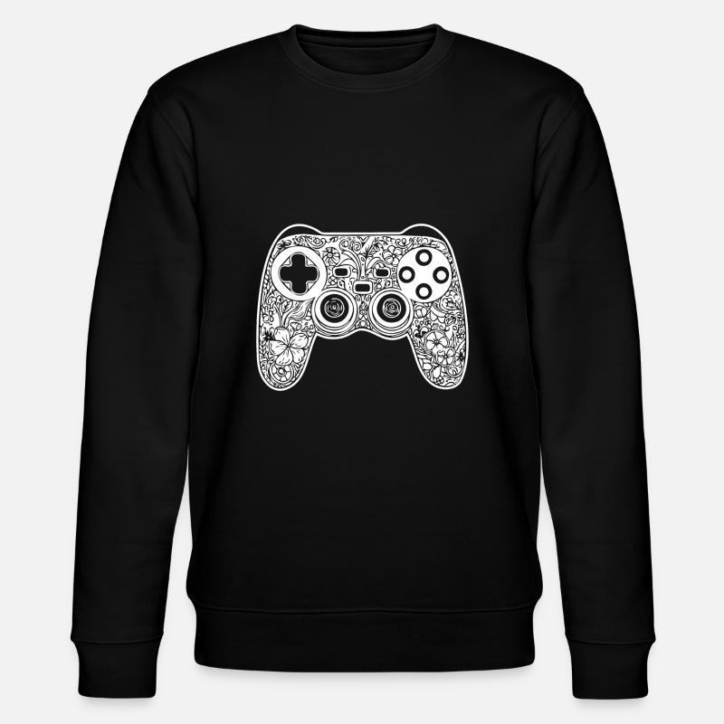 Controller Gaming Videospiele Gamepad - Stanley/Stella Unisex Bio-Sweatshirt CHANGER  - Schwarz