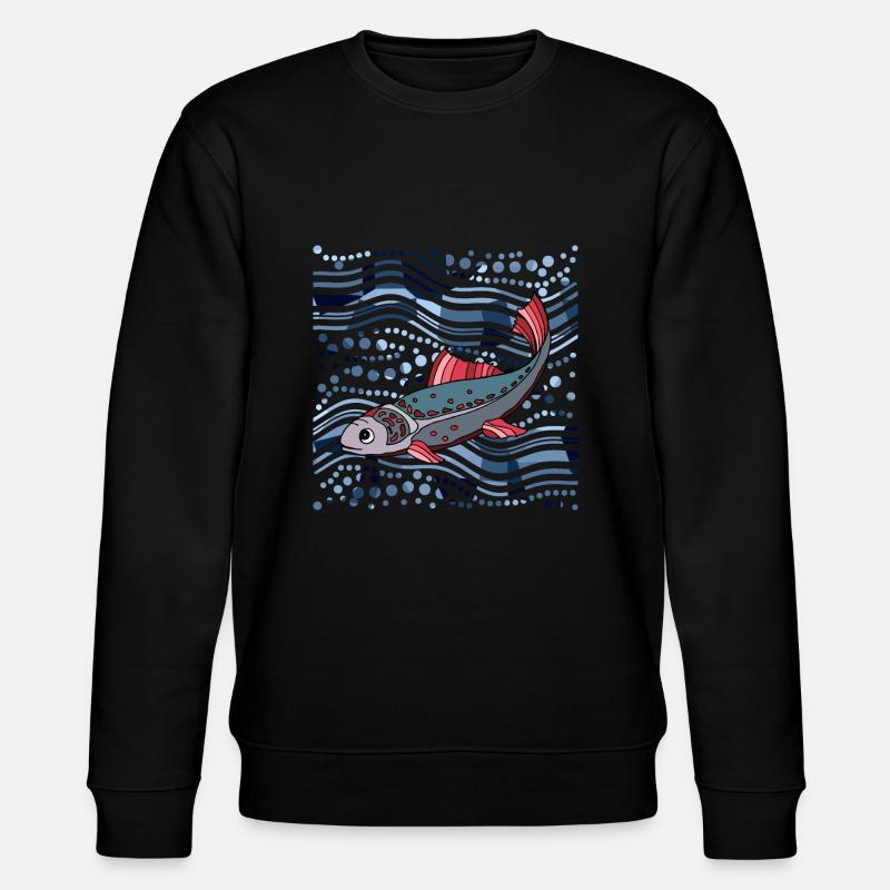 Poisson - Sweat bio CHANGER Stanley/Stella Unisexe - noir
