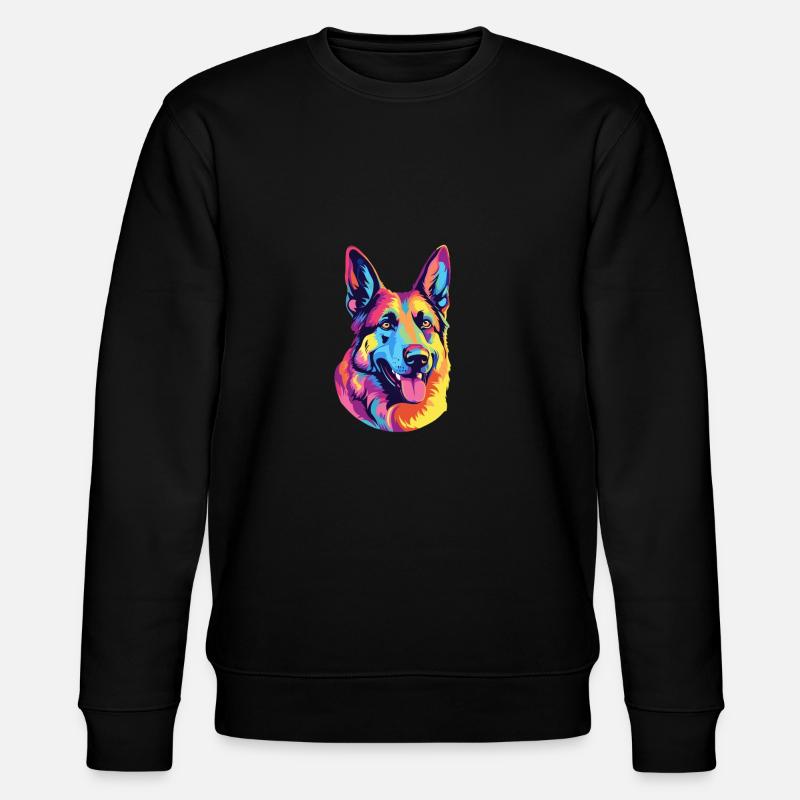 Schäferhund - Stanley/Stella Unisex Bio-Sweatshirt CHANGER - Schwarz